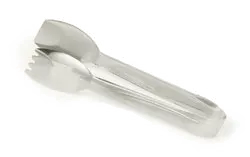 Carlisle 604609 Aria™ Salad Tongs, 9"L, 18/8 Stainless Steel, Mirror-Polish Finish
