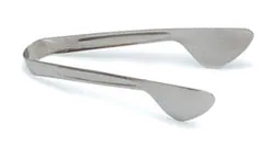 Carlisle 607680 Pastry Tongs, 8"L, 18/8 Stainless Steel, Mirror-Polish Finish