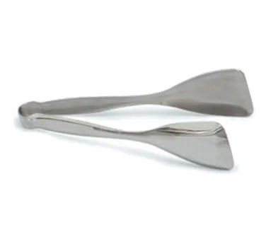 Carlisle 607687 Bread Serving Tongs, 9-1/4", 18/8 Stainless Steel, Mirror-Polish Finish