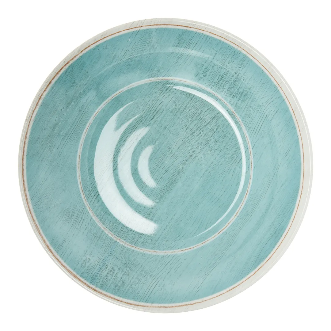 Carlisle 6400315 - Grove Soup Bowl, 9" Diameter, 28-32 oz, Aqua Melamine, BPA Free, NSF Certified