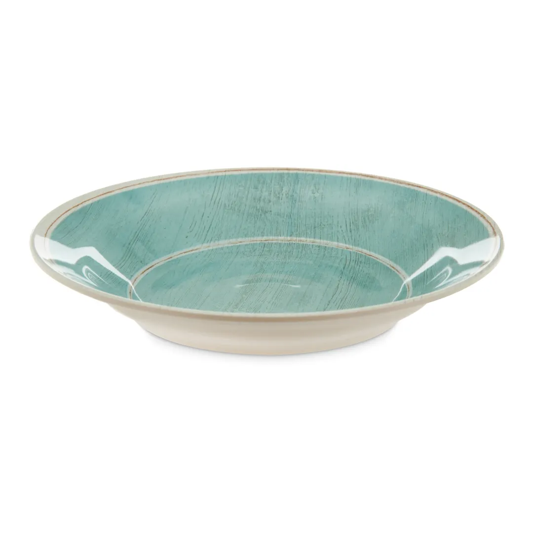 Carlisle 6400315 - Grove Soup Bowl, 9" Diameter, 28-32 oz, Aqua Melamine, BPA Free, NSF Certified