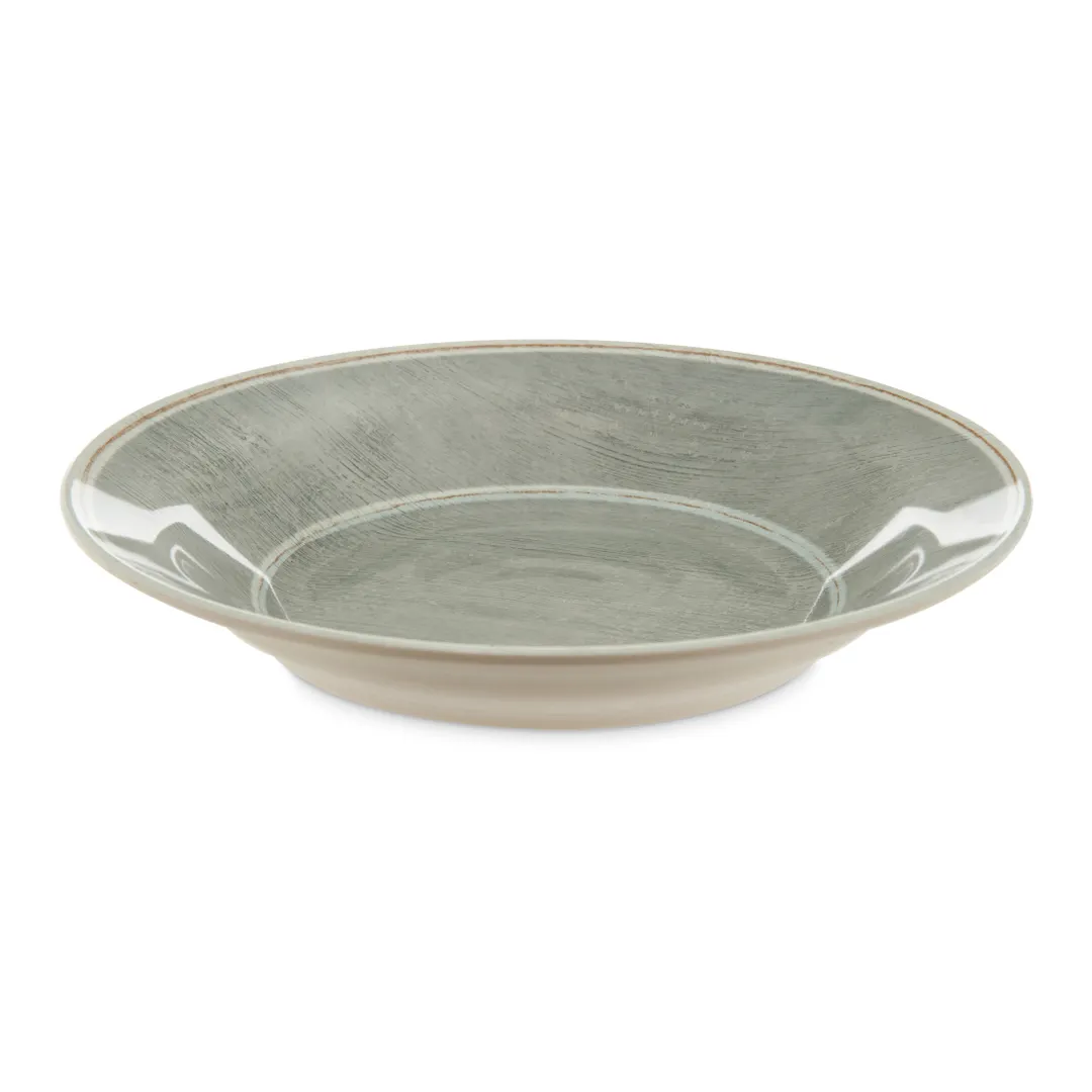 Carlisle 6400318 Grove Soup Bowl, 9", 28-32 oz, Smoke Gray Melamine, Dishwasher Safe, BPA‑Free, NSF