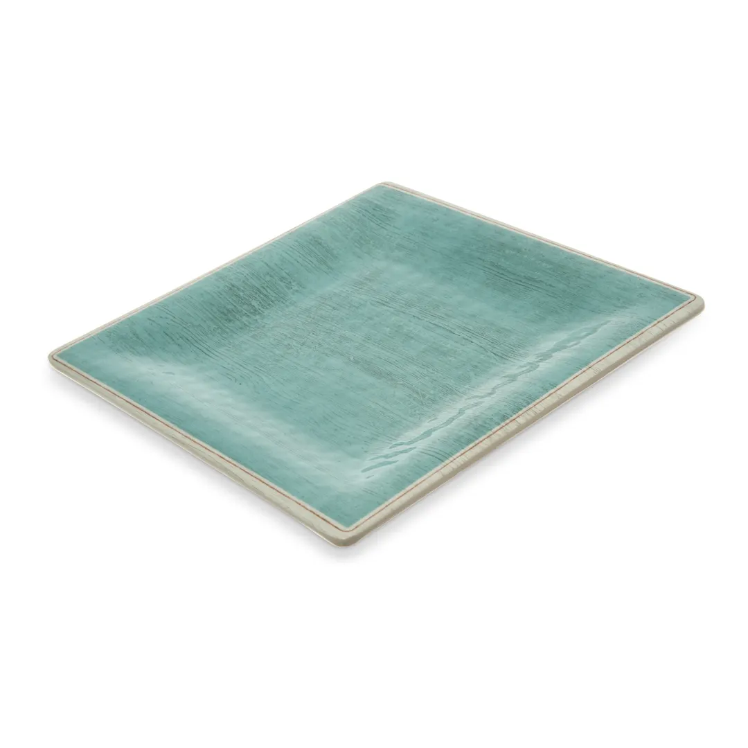 Carlisle 6402315 Grove Square Plate, 8.5" Blue Melamine, Stain & Chip Resistant, NSF, BPA‑Free
