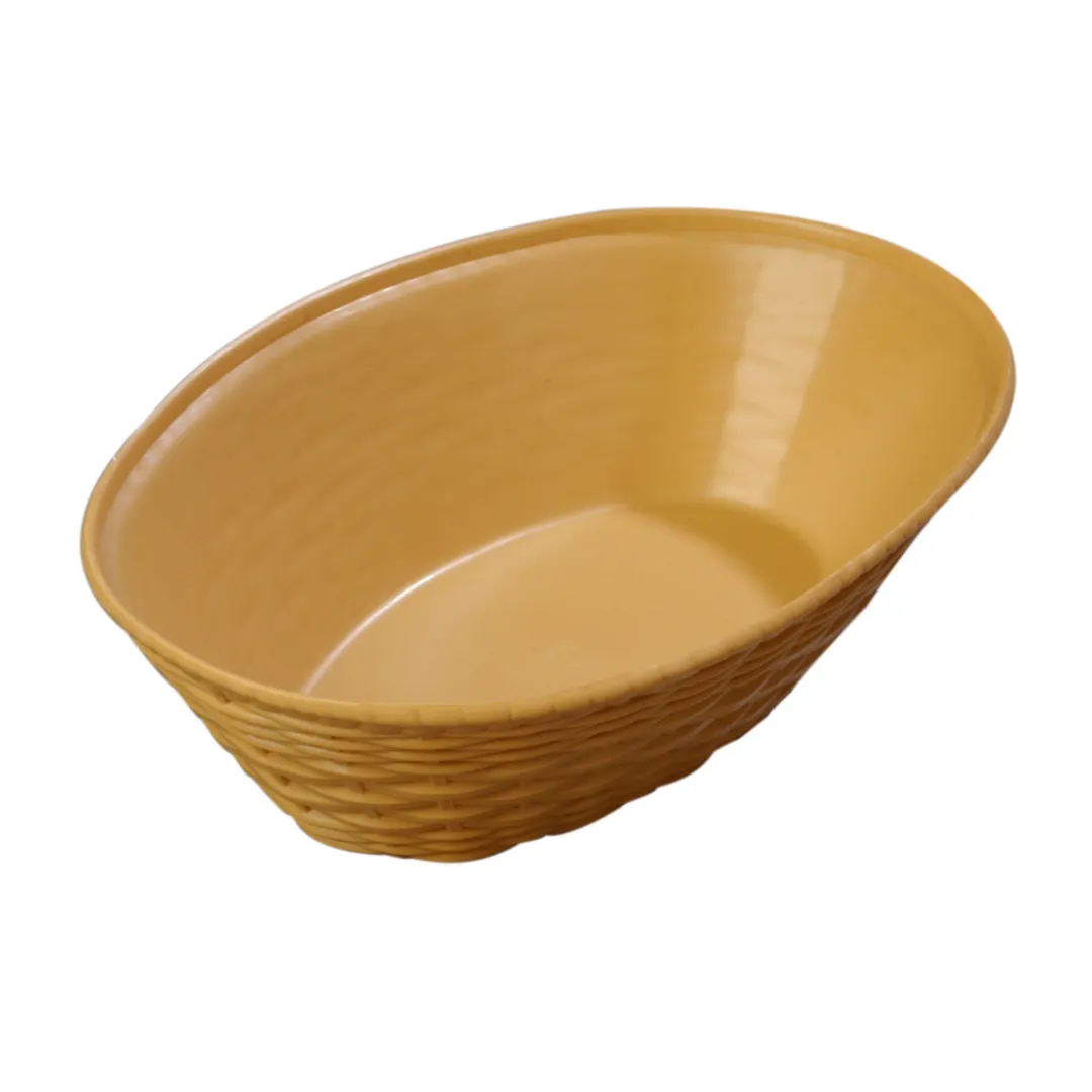 Carlisle 650467 - Oval 9" Diameter Basket, Polypropylene, Dishwasher Safe, Certified, Made in USA