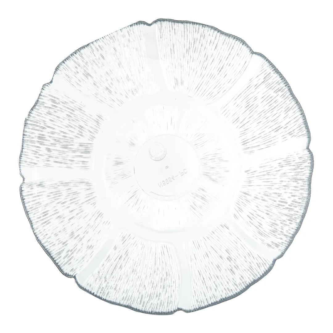 Carlisle 695407 - 7½" Round Clear Polycarbonate Plate, NSF Certified, Made in USA