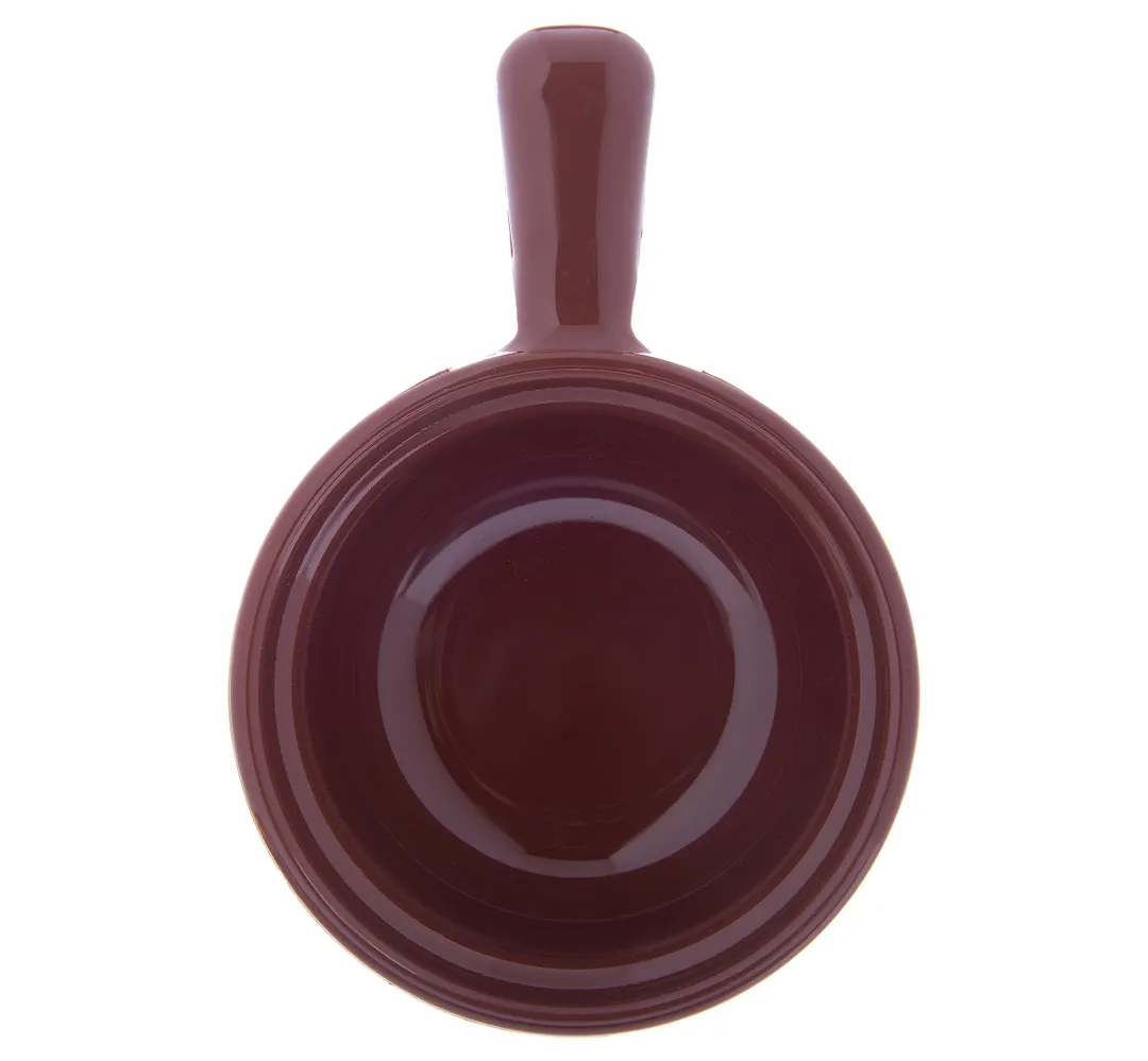 Carlisle 700628 Soup Bowl, 4" Diameter, 8‑Oz Capacity, SAN Exterior, Brown, Stackable, Dishwasher Safe