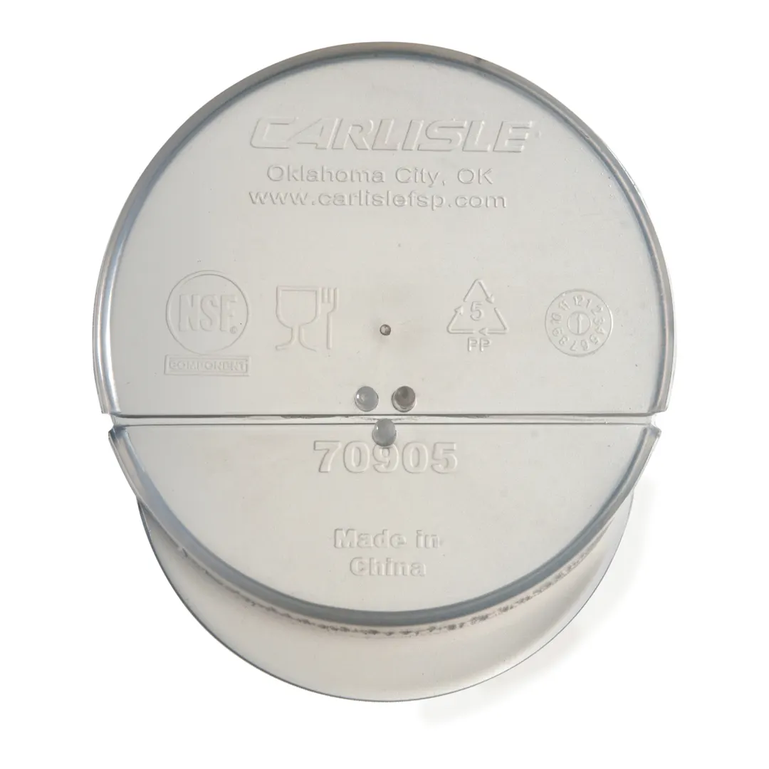 Carlisle 7090502 Carafe Lid, Hinged, Fits 70901‑07/70902‑07/70903‑07, Dishwasher Safe NSF