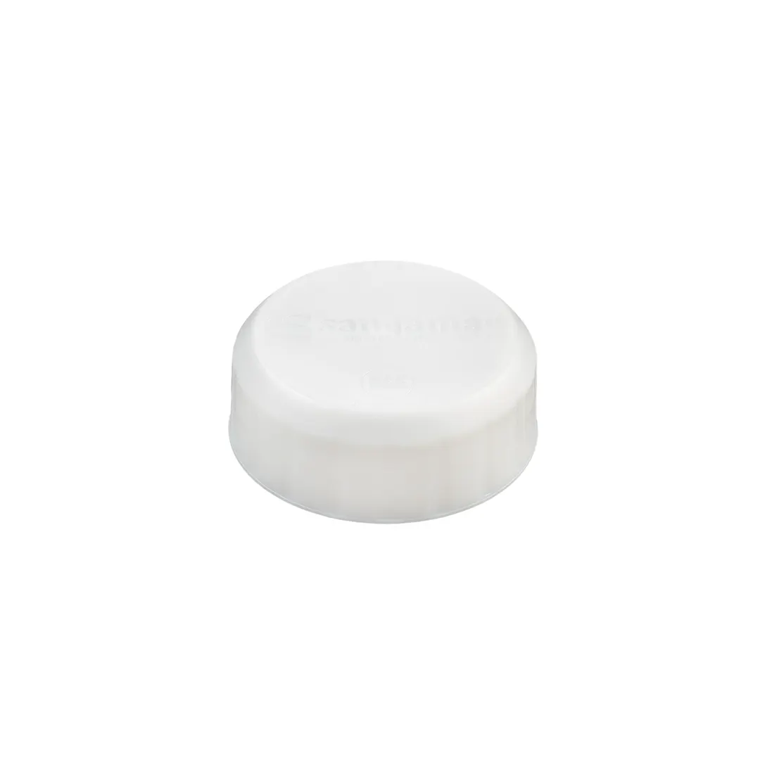 Carlisle 8573CS - EZ‑Kleen® Squeeze Bottle, 12 & 16 oz Clear/White, BPA‑Free, NSF, Solid Cap - Case