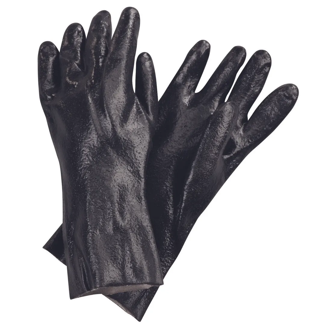 Carlisle 884 - 14" Dishwashing Glove, One Size PVC, Lining, Rough Grip, Heat to 185°F, Chemical Resistant - 1 Dozen