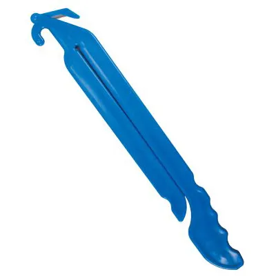 Carlisle BB100 Bag Boa Cutter & Squeegee, 7-1/2" Squeegee, Blade, Blue Polypropylene