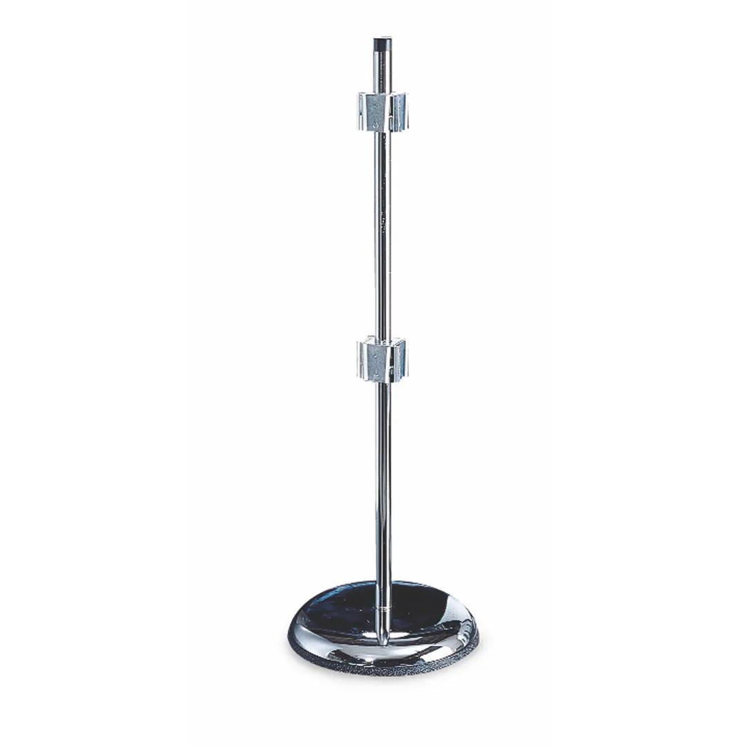 Carlisle C3604 San Jamar Rotating Cup Dispenser Stand, 10" Base, Holds 4 Dispensers, Chrome Steel