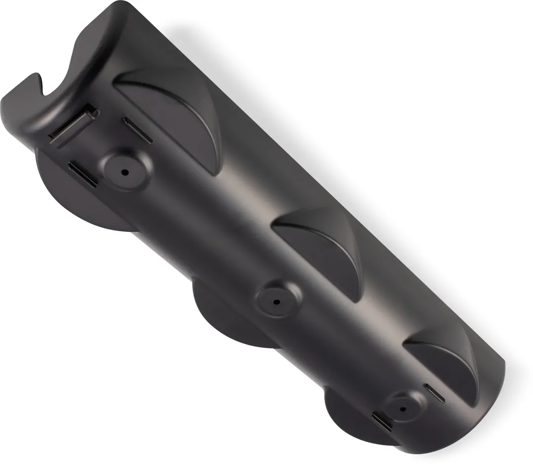 Carlisle C8500L San Jamar Lid Organizer, 18-1/4" x 5-1/4" x 3-1/4", ABS Plastic, Black