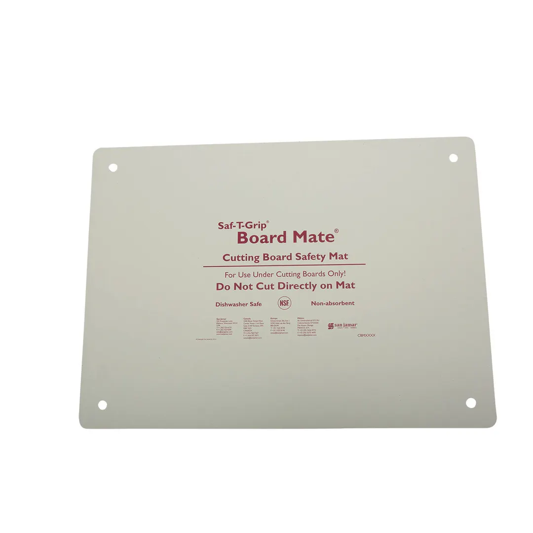 Carlisle CBM1318 San Jamar Cutting Board-Mate, 13" x 18", Non-Absorbent Synthetic Rubber, NSF - Dishwasher Safe