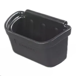 Carlisle CC11SH03 Silverware Bin, 11"L x 18"W x 11"H Polycarbonate Black for Bus Cart