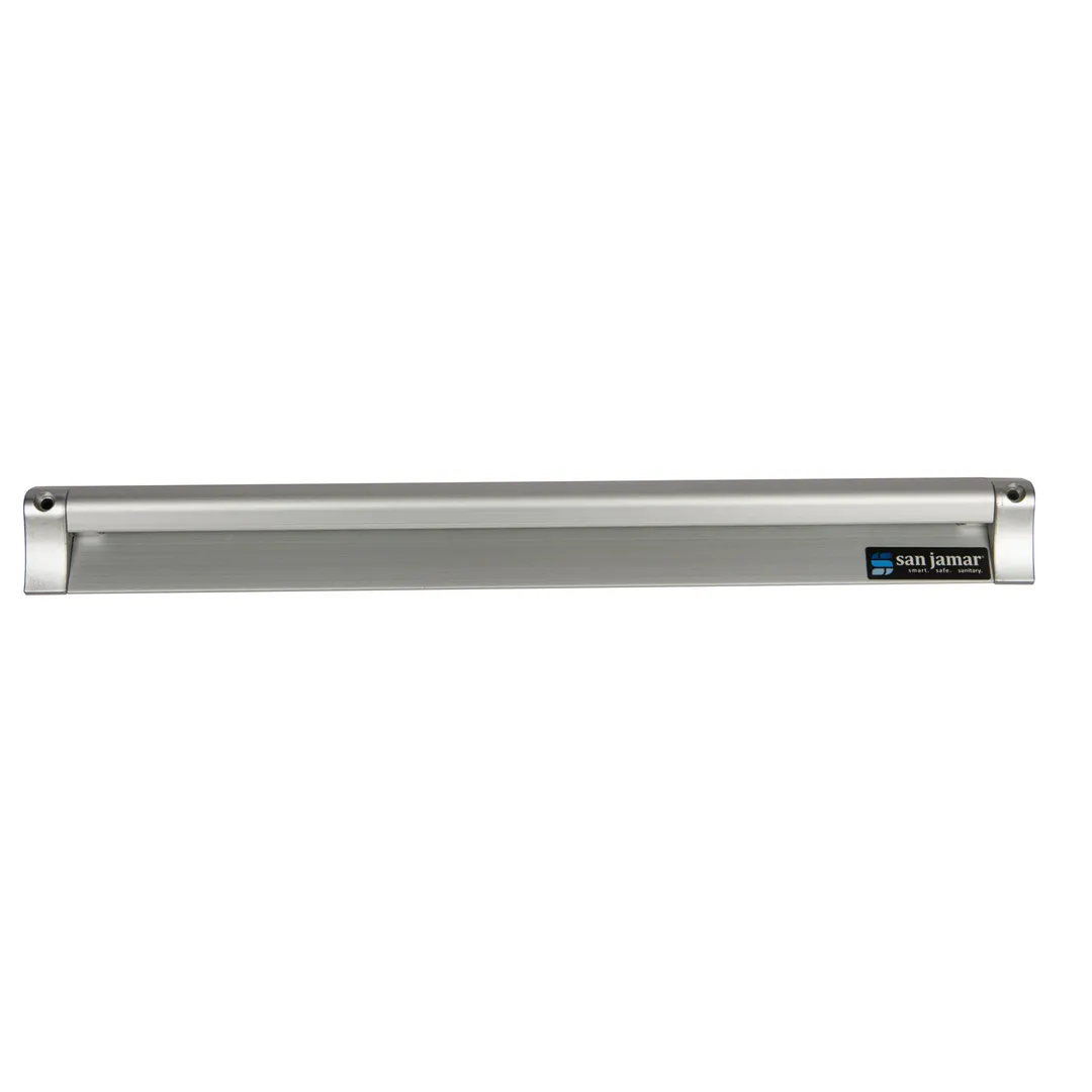 Carlisle CK6518A San Jamar Slide Check Rack, 18"L x 3/4"W x 2"H, Anodized Aluminum
