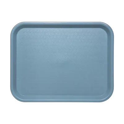 Carlisle CT101459 Rectangular Cafeteria Tray, 13-7/8"L x 10-3/4"W x 4/5"H, Polypropylene, Slate Blue