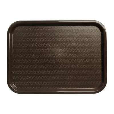 Carlisle CT121669 Cafeteria Tray – 16-5/16"L x 12"W x 11/16"H, Polypropylene Chocolate, Drying Lugs