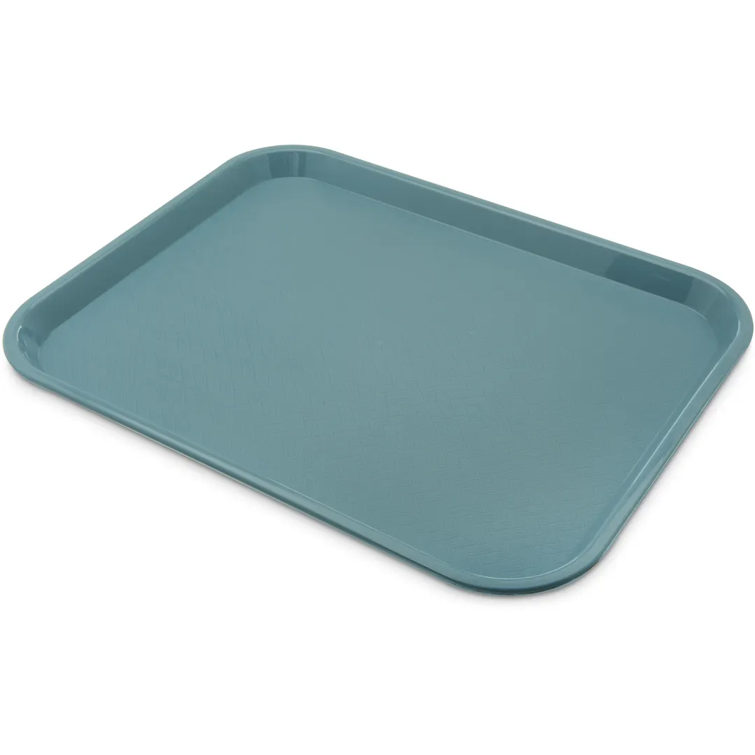Carlisle CT141859 Tray – 17-7/8"L x 14"W x 15/16"H Rectangular Polypropylene Slate Blue Drying Lugs
