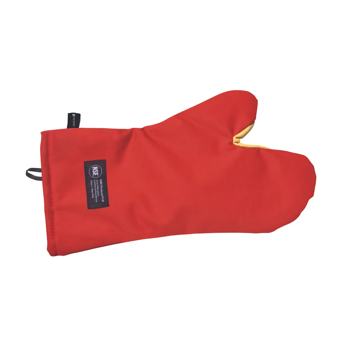 Carlisle CTC17 San Jamar Cool Touch Oven Mitt, 17", Cotton, Ambidextrous, Heat Resistant up to 500°F