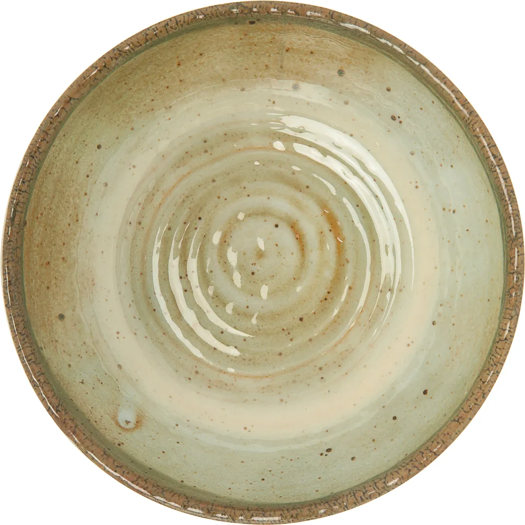Carlisle GA5500370 - 8" Beige Melamine Bowl, 24‑27 oz, Stackable Rim, Dishwasher Safe, NSF, BPA‑Free