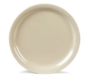 Carlisle KL11625 - Kingline™ 10" Tan Melamine Plate, Narrow Rim, Resistant, NSF, BPA Free