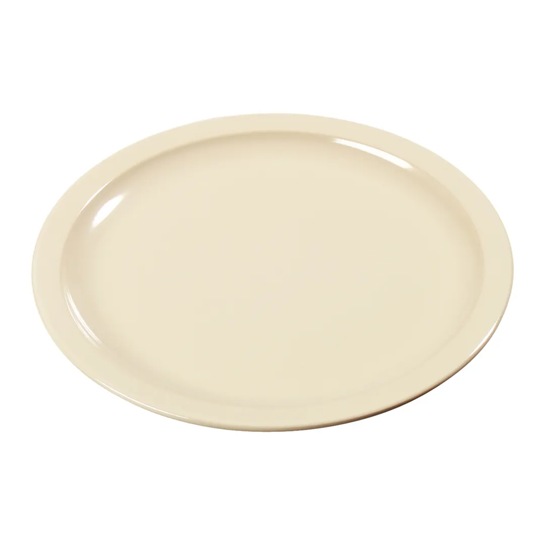 Carlisle KL20425 Kingline™ Pie Plate, 6½" Tan Round Plate, Narrow Rim, NSF, BPA‑Free