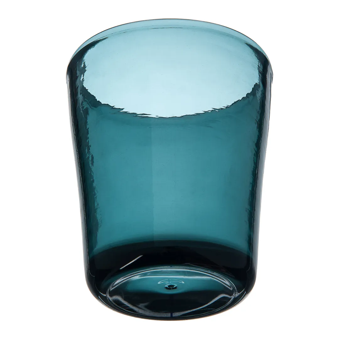 Carlisle MIN544015 Old Fashioned Glass, 14 oz Teal Tritan, Dishwasher/Microwave Safe, BPA‑Free