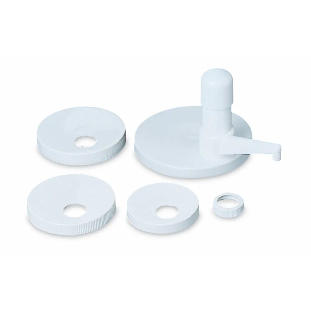 Carlisle P7510 Condiment Pump Kit, 1 oz/stroke, 9" Dip Tube, White Plastic - Karat