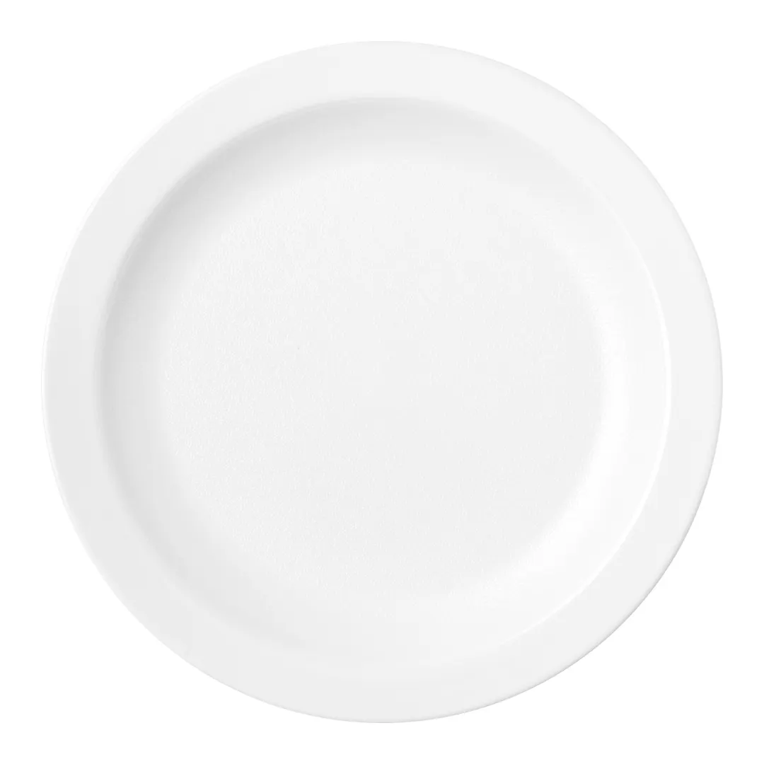 Carlisle PCD20602 - 6.5" Polycarbonate Plate, Narrow Rim, 6-7" Round, Dishwasher Safe, NSF