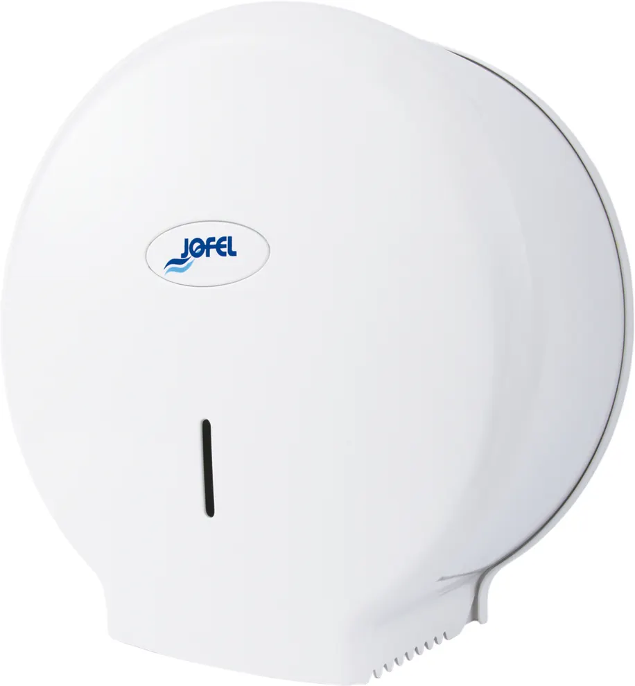 Carlisle R2100WH Toilet Tissue Dispenser, Plastic Single‑Roll, 10.94" W x 4.72" D x 10.94" H, Key Lock