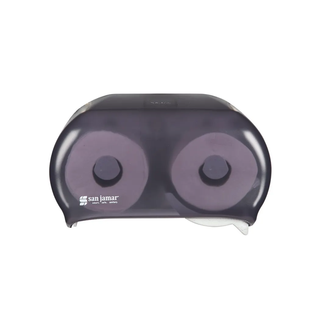 Carlisle R3600TBK - Double Roll Tissue Dispenser, 8-3/4" H x 6-3/4" W x 12-3/4" D, Black Plastic