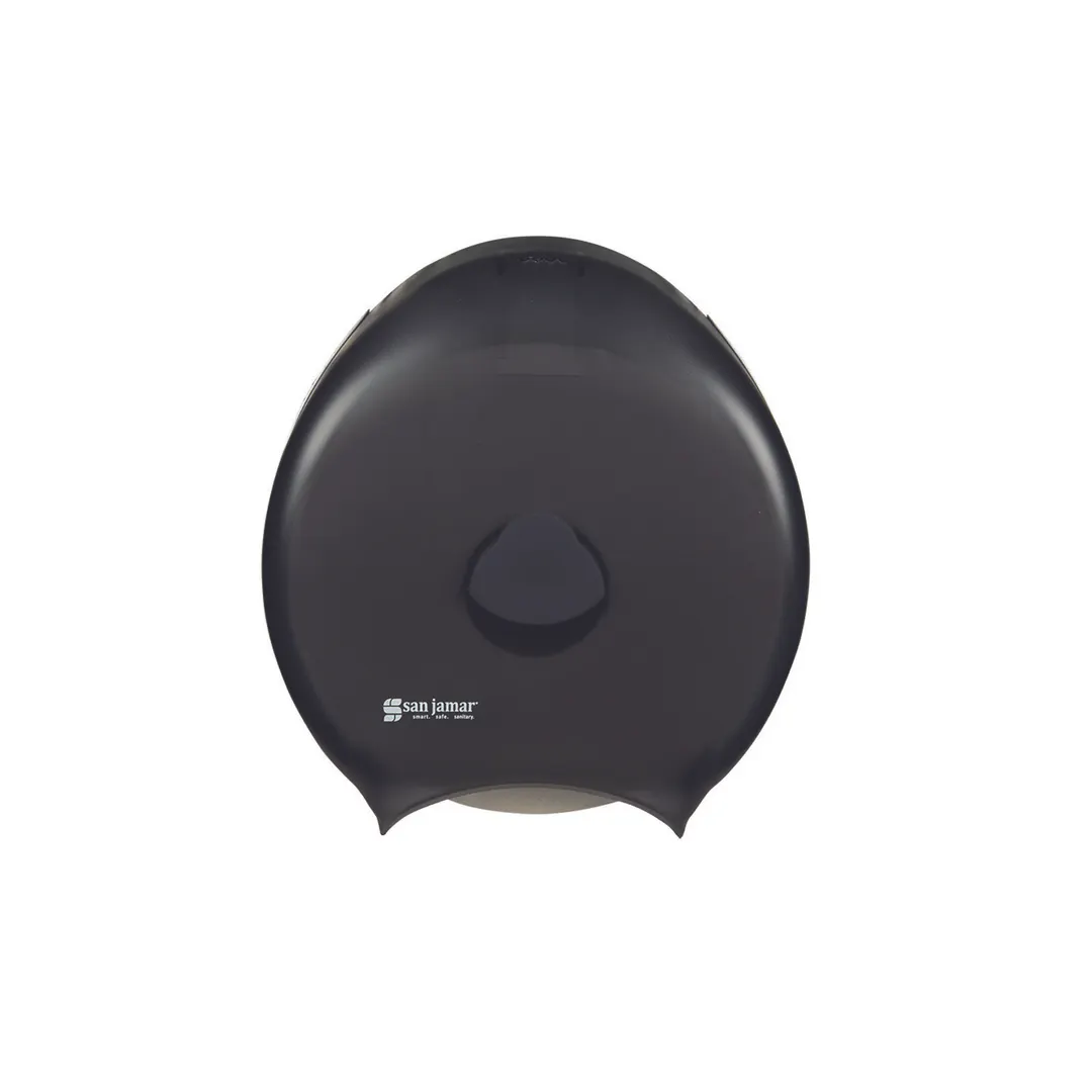 Carlisle R6000TBK - Quantum Toilet Tissue Dispenser, Single Roll, Black Plastic, Full Swing