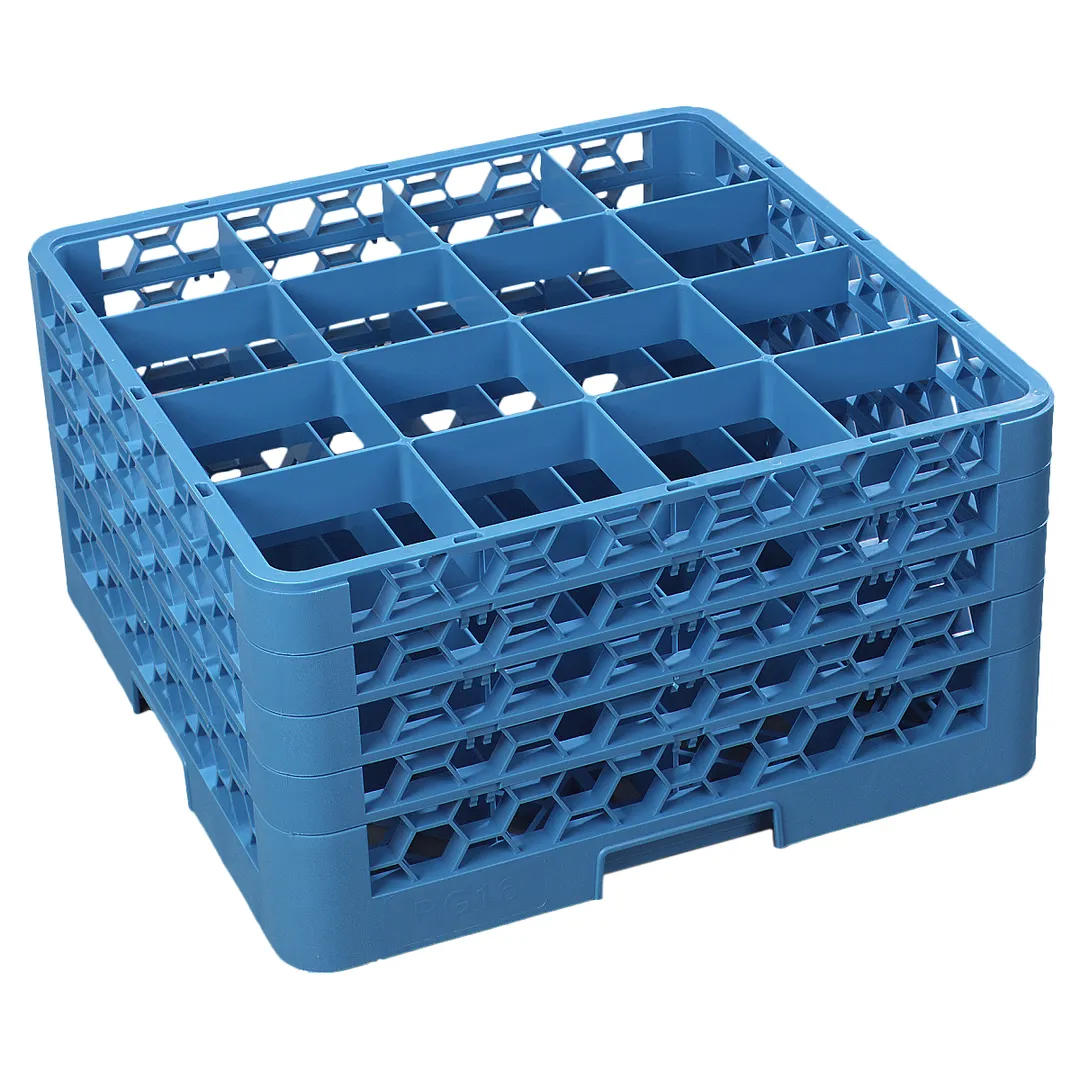 Carlisle RG16-414 Glass Compartment Dishwasher Rack