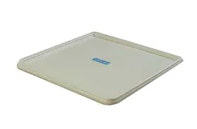 Carlisle RHC02 Dishwasher Rack Cover - Snap‑On White ABS, 20‑3/8" L x 20‑3/8" W x 1" H, OptiClean™