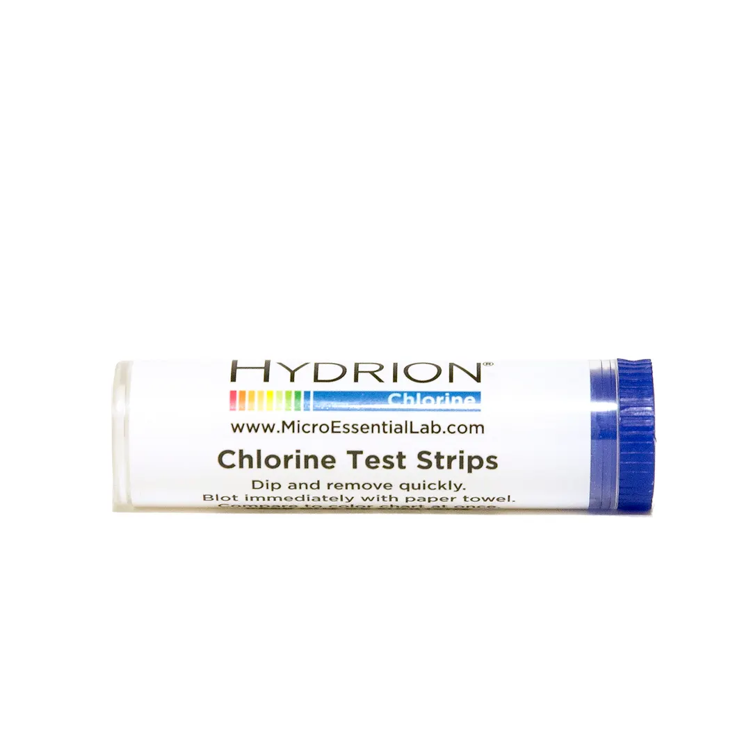 Carlisle SANISTRIPS Chlorine Test Strips 10-200 ppm Color-Coded Chart for Sanitizing - 1/Pack