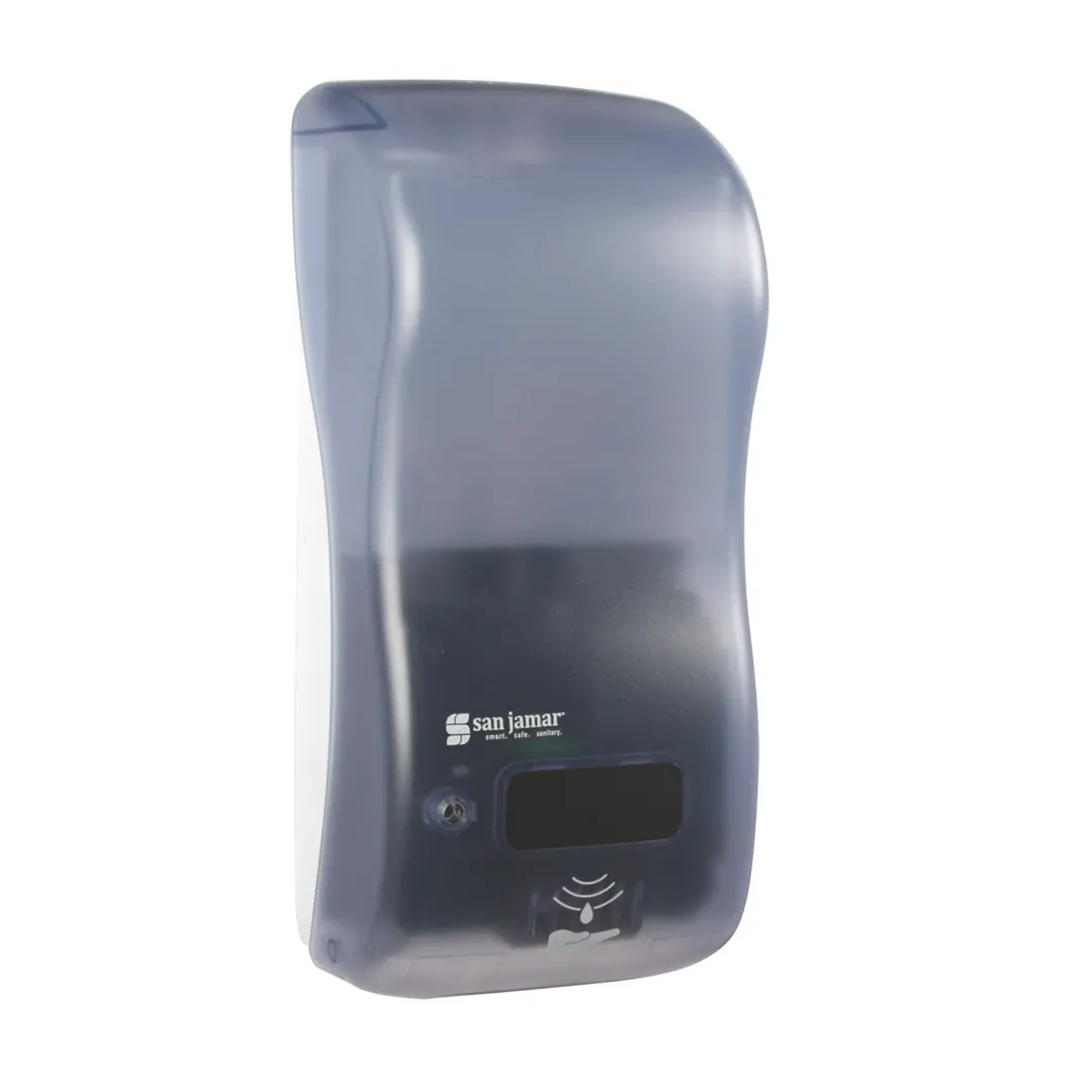 Carlisle SH900TBL Hand Soap & Sanitizer Dispenser, 5.5"W x 4"D x 12"H, 900 mL Arctic Blue Touch‑Free