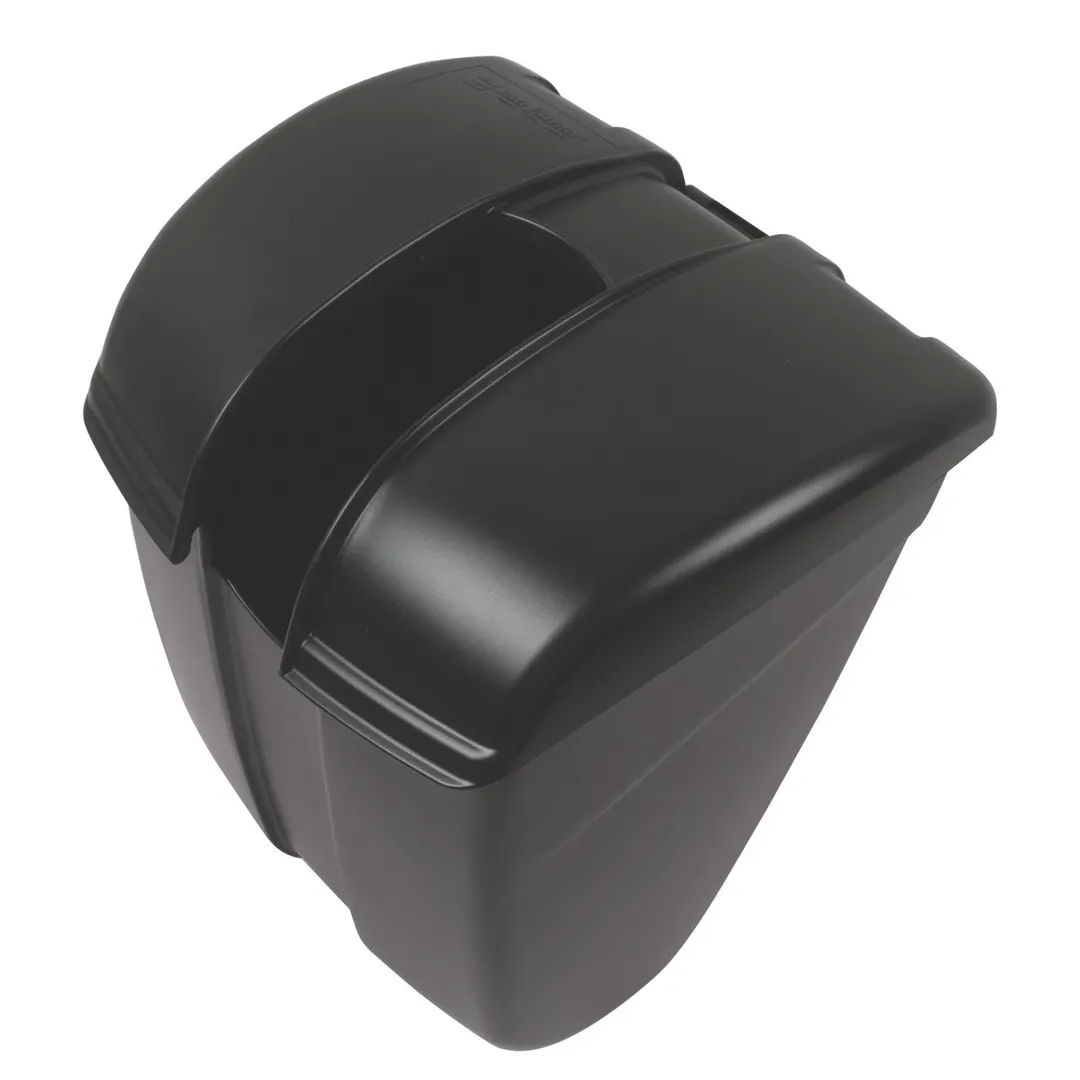 Carlisle SI2000BK San Jamar Saf‑T‑Ice Scoop Caddy, 9‑1/8"W x 8"D x 11‑3/10"H, 86 oz, Black HDPE