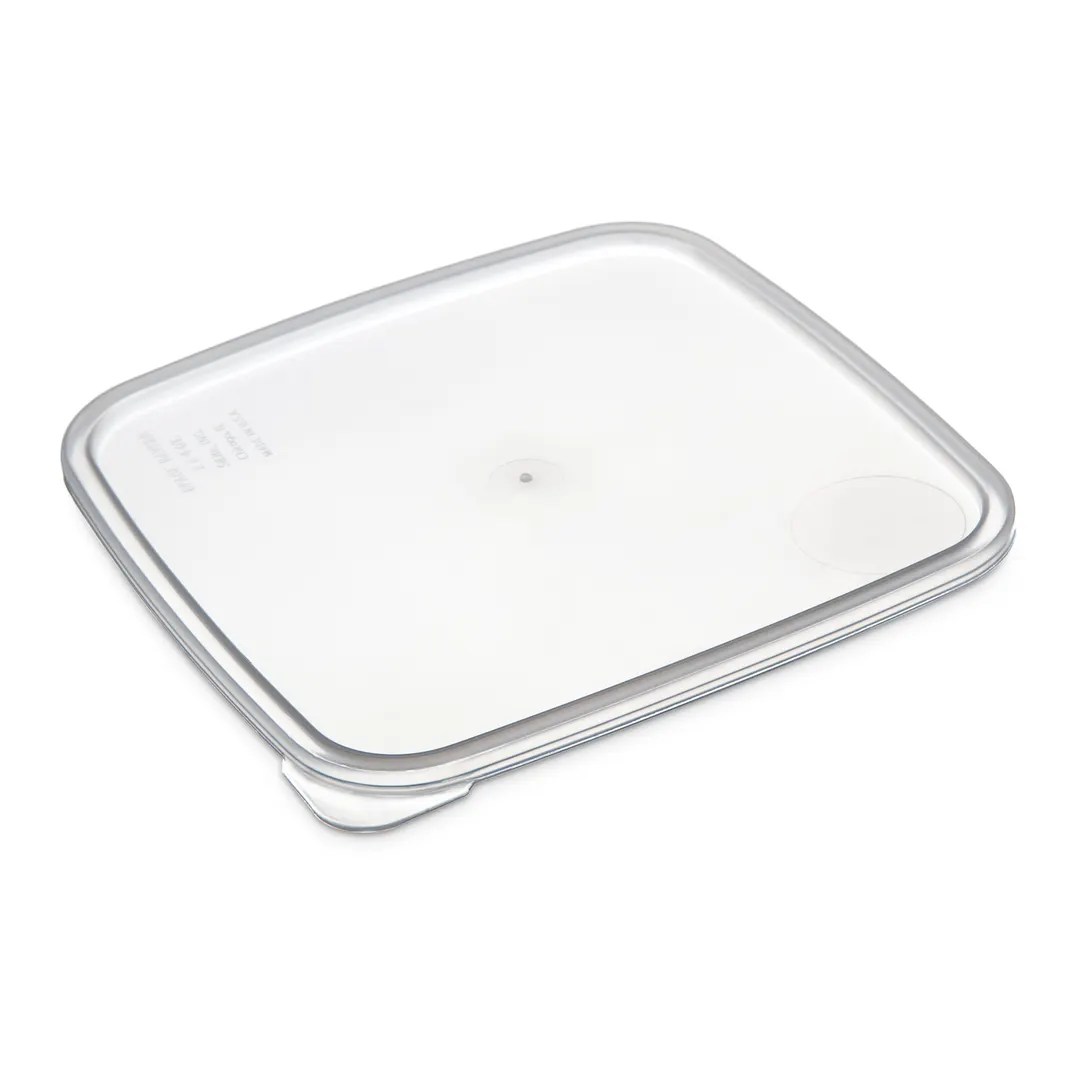 Carlisle ST157330 StorPlus Lid, 6-3/5" x 1/4"H, Fits 2-4 Qt Containers, Polyethylene, USA, BPA Free