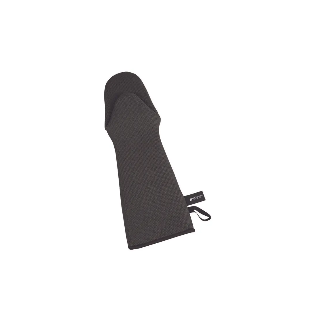 Carlisle UPM17BK San Jamar Ultigrips Oven Mitt, 17", Neoprene, Black, Webguard Protection