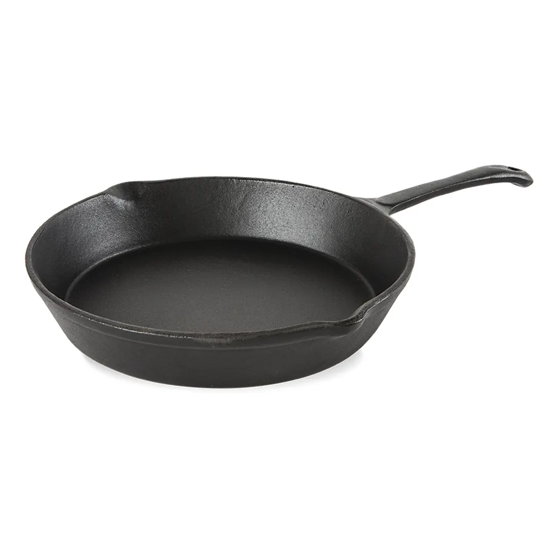 Concasse MCACCCOM01 Cheese Server, 5" Cast Iron Platter, No Handle, Ideal for Fajita and Sizzler