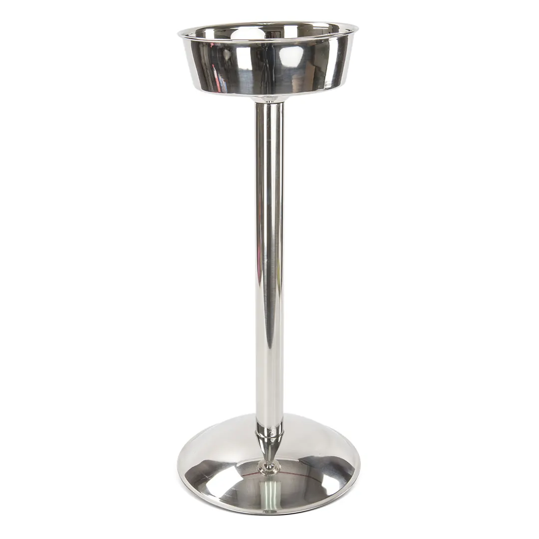 Concasse MCACCHS4LC Wine Bucket Stand, Stainless Steel Silver, 12" Diameter, 2-Quart Capacity