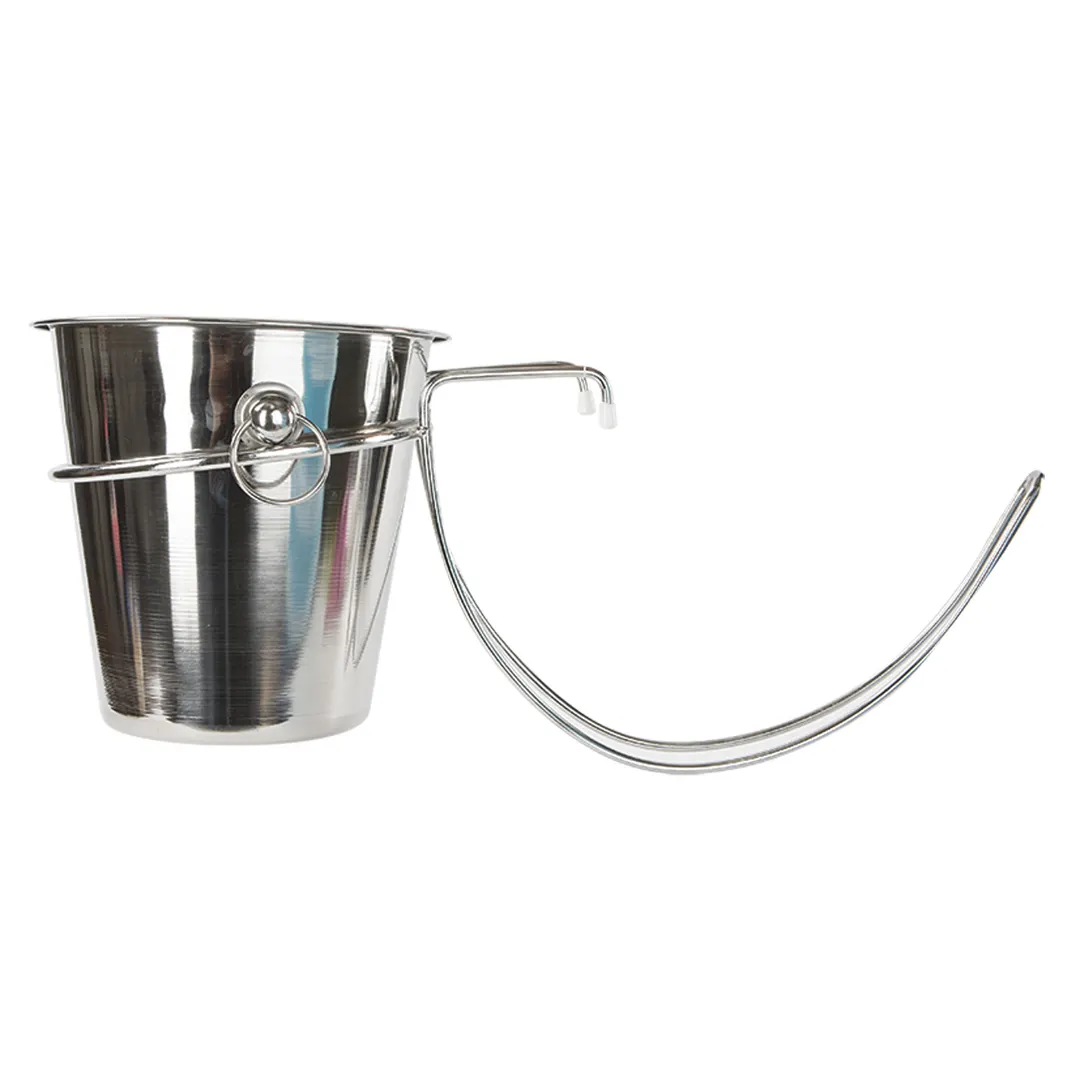 Concasse MCACCHS4LE - 4L Stainless Steel Wine Bucket, Silver Finish, Stand‑Only Design for Bar Service