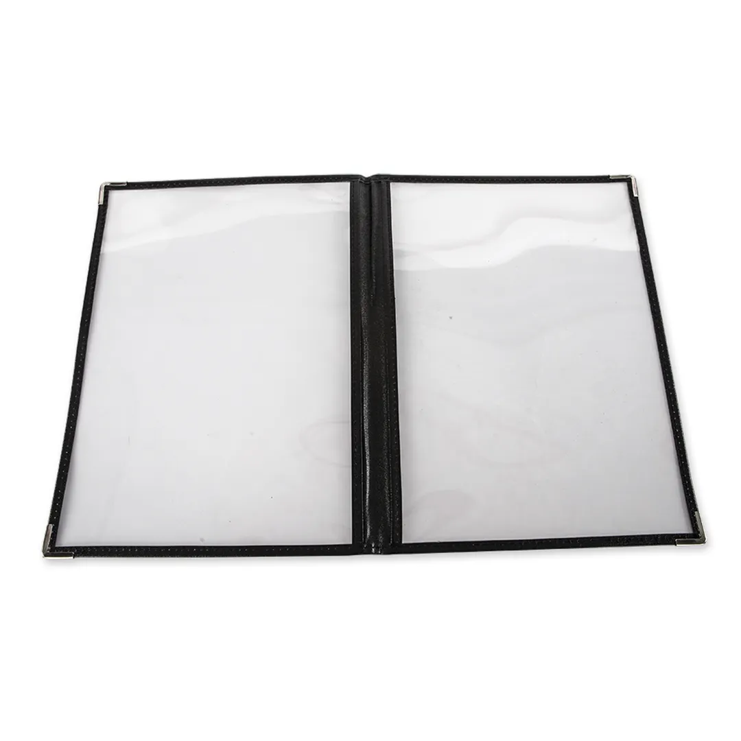Concasse MCACCMEN2 Menu Cover - Double-Size A4 Booklet Style, Durable Paper Finish for Restaurants
