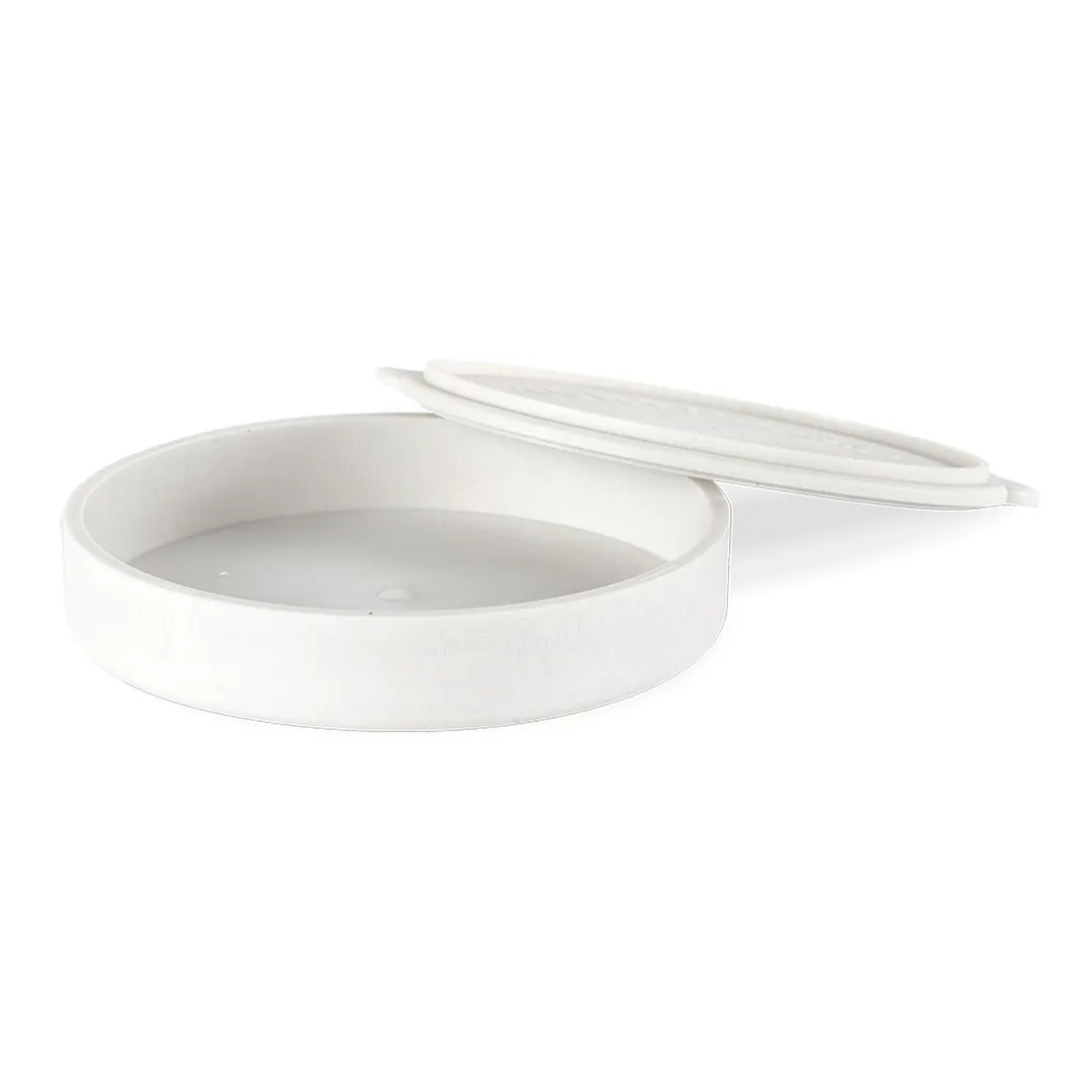 Concasse MCACCTOR01 Tortilla Warmer Base & Lid Set, Black Cherry Finish, 8" Ceramic Bowl