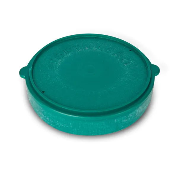 Concasse MCACCTOR01V Tortilla Warmer, Green Base & Lid, 12" Diameter Ceramic Serveware - 1/Set