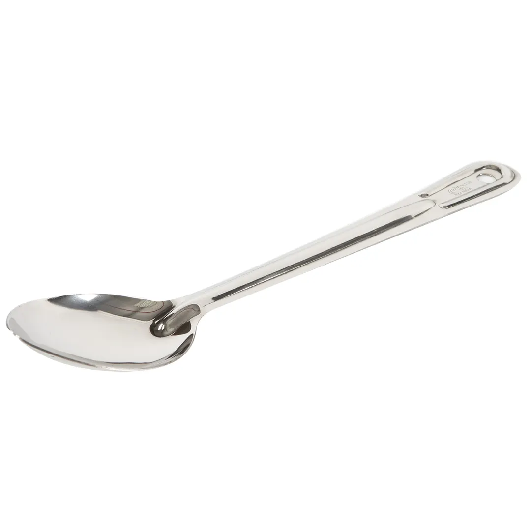 Concasse MCCAI13L Solid Serving Spoon, 13" Long, Stainless Steel Handle, One-Piece Construction