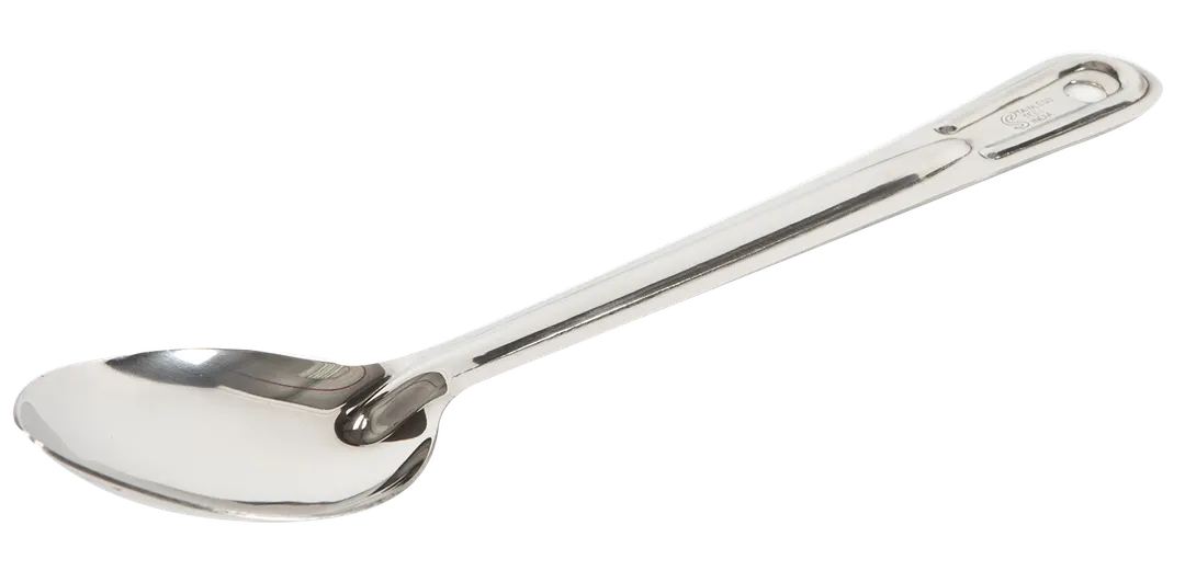 Concasse MCCAI21L Solid Serving Spoon, 21", Stainless Steel Handle, Non-Insulated, One-Piece