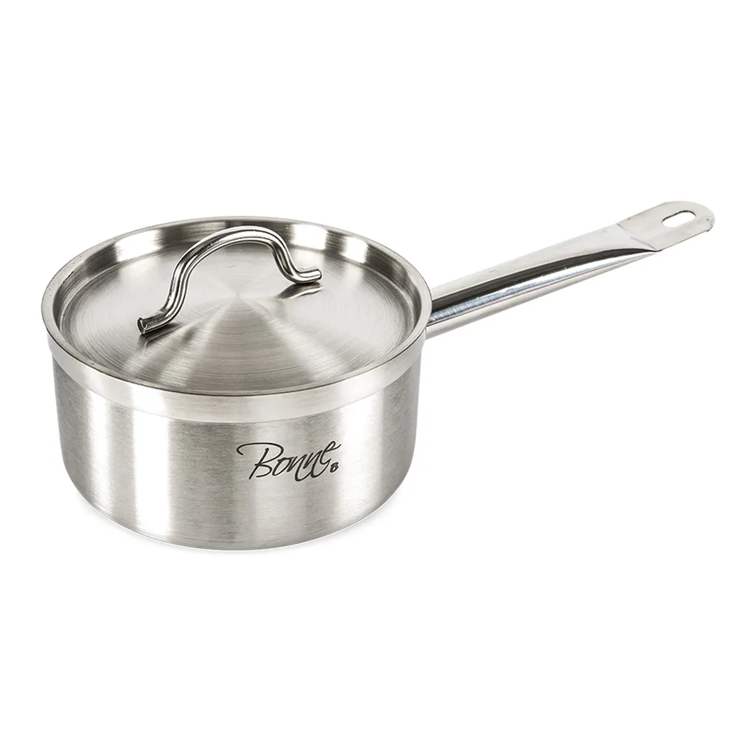 Concasse MCCOTSAI200 Stainless Steel Lid, 2 Liter Sauce Pan Cover, Domed, Round, Compound Bottom