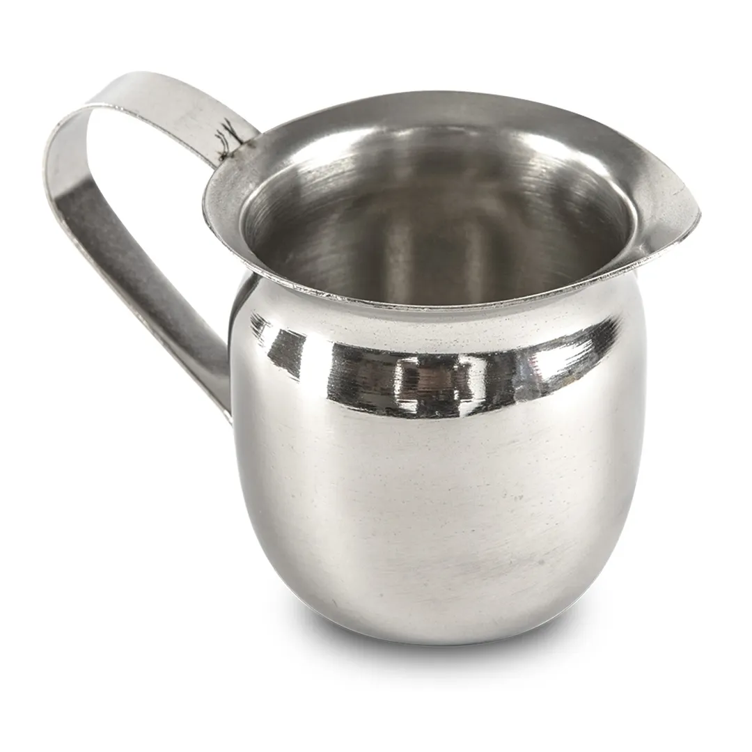 Concasse MCCREAI08 Bell Creamer Pitcher, 8 Ounce Stainless Steel, 6‑8 Oz Capacity, Polished Finish