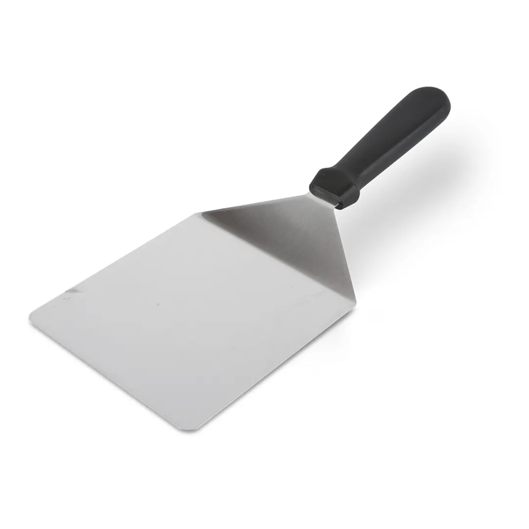 Concasse MCE075 Stainless Steel Turner, 7" Square Blade, Plastic Handle, Durable Construction